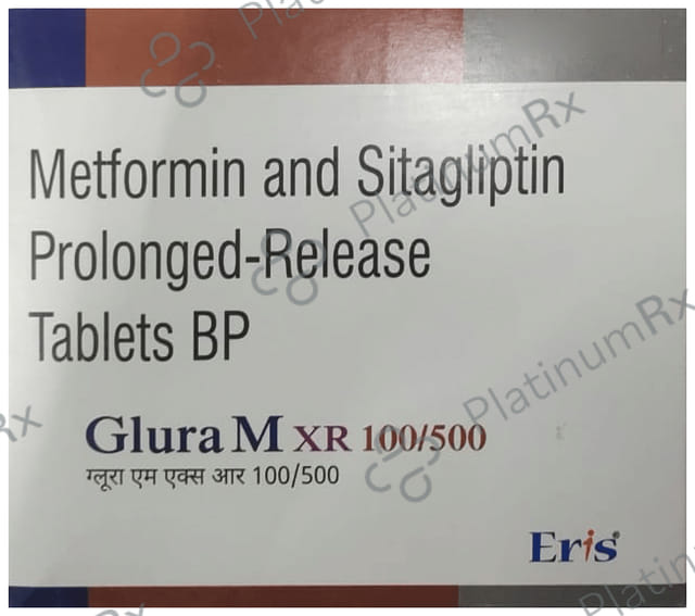 Glura M 100/500mg Tablet XR 15s