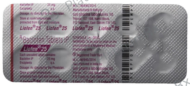 Liofen 25mg Tablet 10s