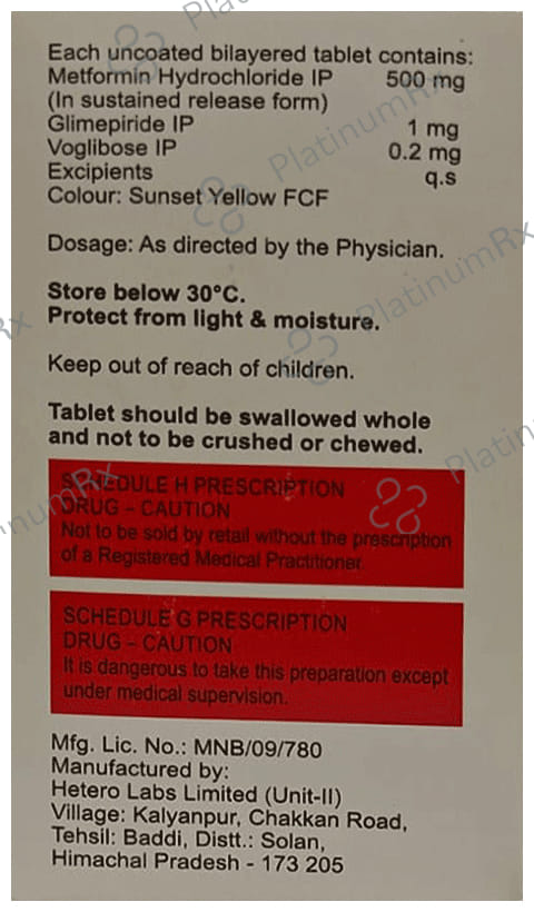 Glutaryl MV1 Tablet SR 10s