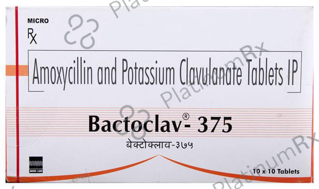 Bactoclav 375mg Tablet 10s