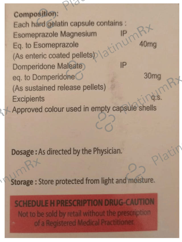 Ezorest D 30/40mg Capsule SR 10s
