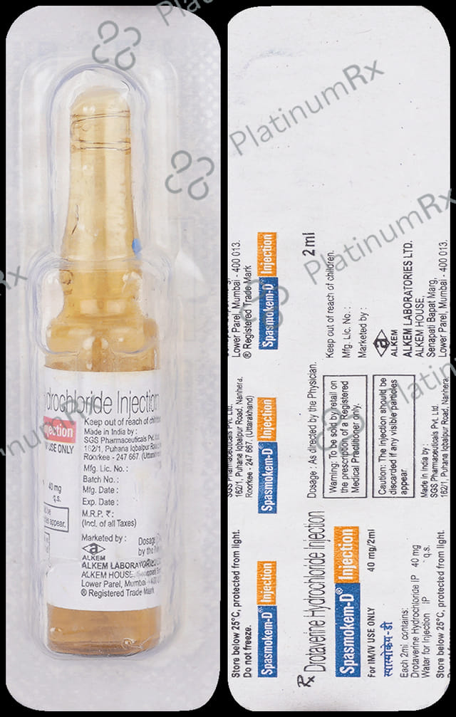 Spasmokem D 40mg Injection