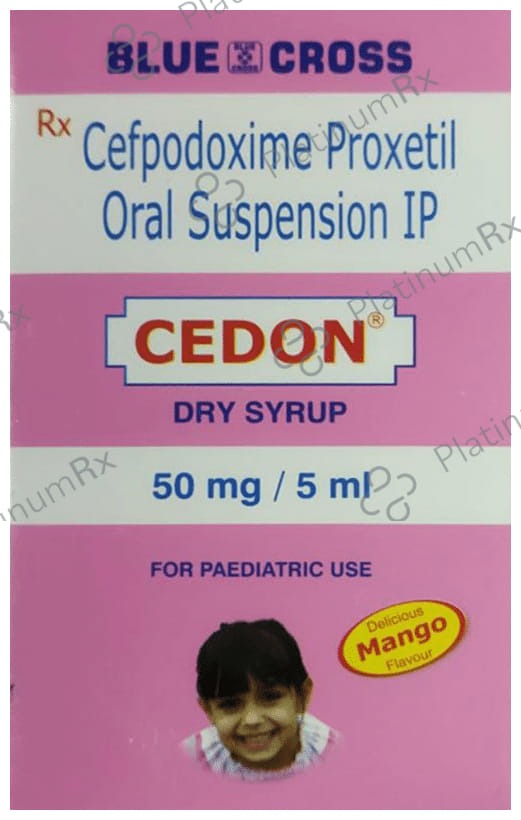 Cedon 50mg Delicious Mango Dry Syrup 30ml