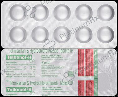Telkonol H 40/12.5mg Tablet 10s