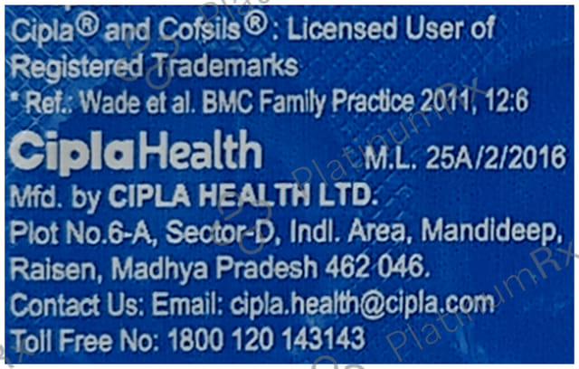 Cofsils 1.8mg Lozenges Orange 10s