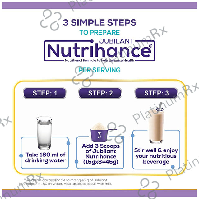 Jubilant Nutrihance for Weight Management, Energy & Heart Health - Flavour Vanilla