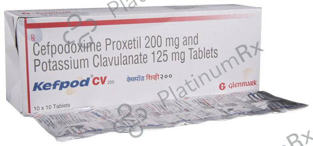 Kefpod CV 200/125mg Tablet 10s