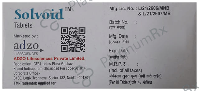 Solvoid 200mg Tablet 10s