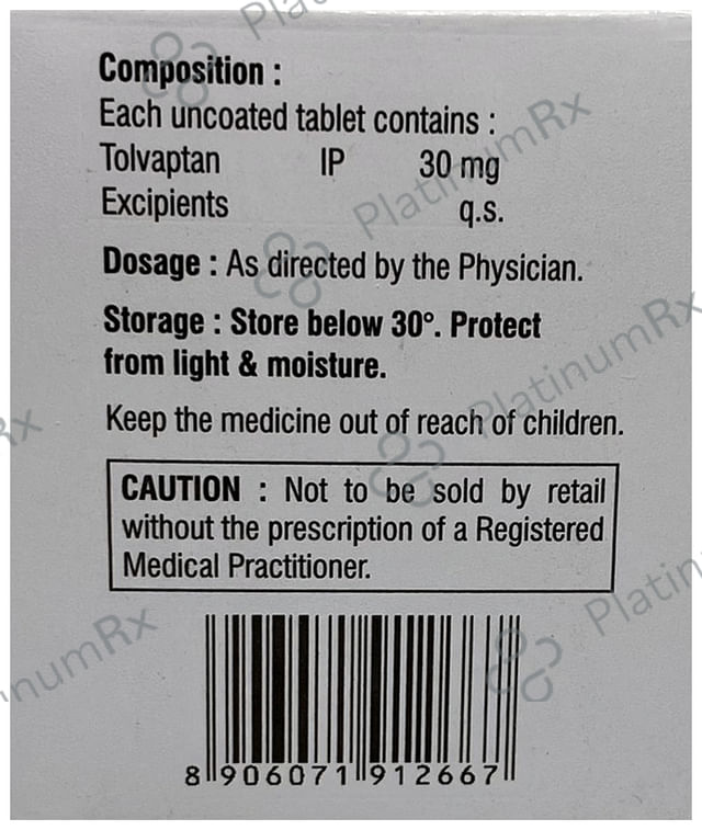 Tolvaptan 30 Tablet