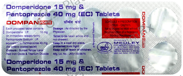Dompan Forte 15/40mg Tablet 10s