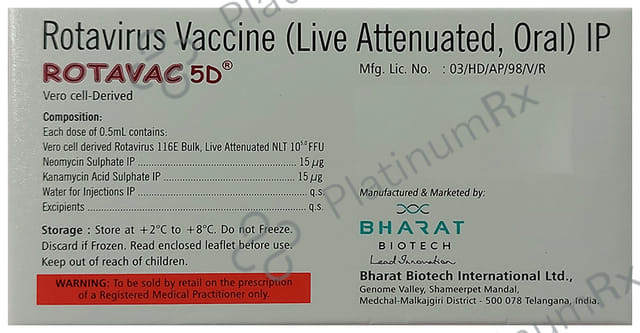 Rotavac 5D Oral vaccine 0.5ml