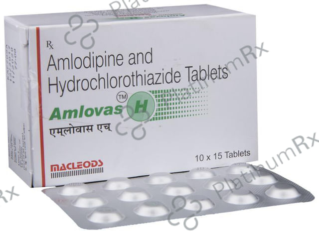 Amlovas H 5/12.5mg Tablet 15s