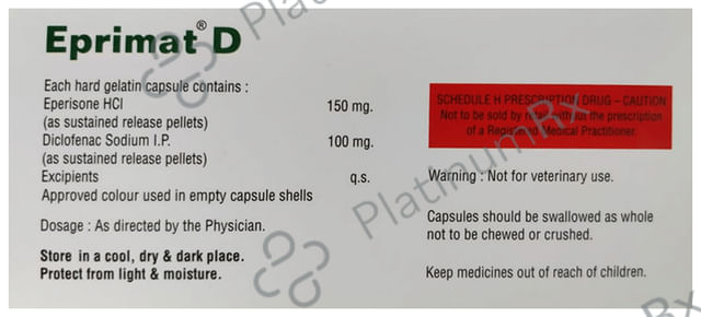 Eprimat D Capsule SR