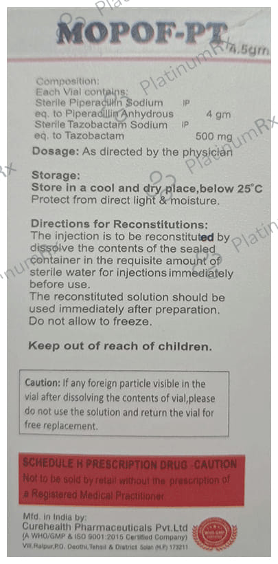Mopof-PT 4.5g Injection