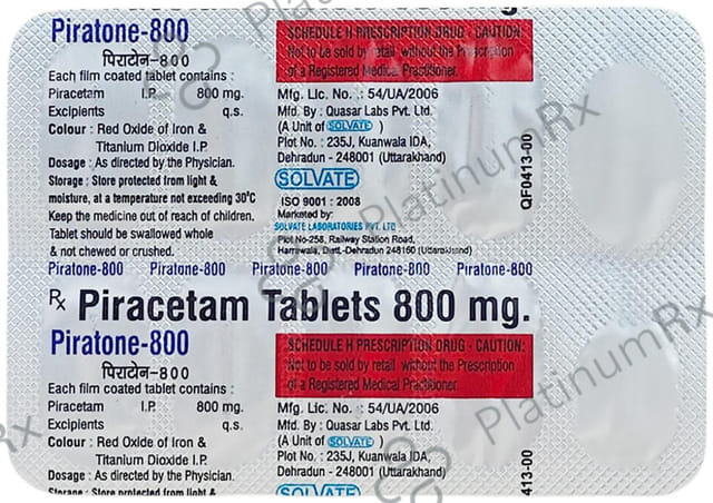 Piratone 800mg Tablet