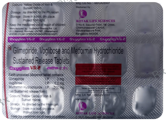 Oxyglim VG 2 Tablet SR