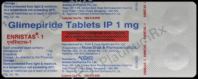 Enristas 1mg Tablet 10s