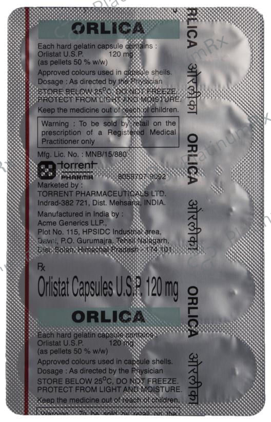 Orlica 120mg Capsule 10s