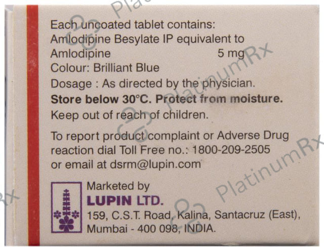 Lupidip 5mg Tablet 10s