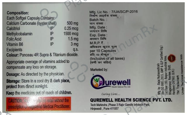 Calbona Soft Gelatin Capsule 10s