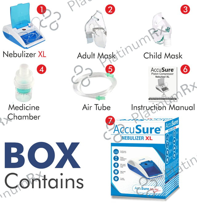 AccuSure Nebulizer XL Blue