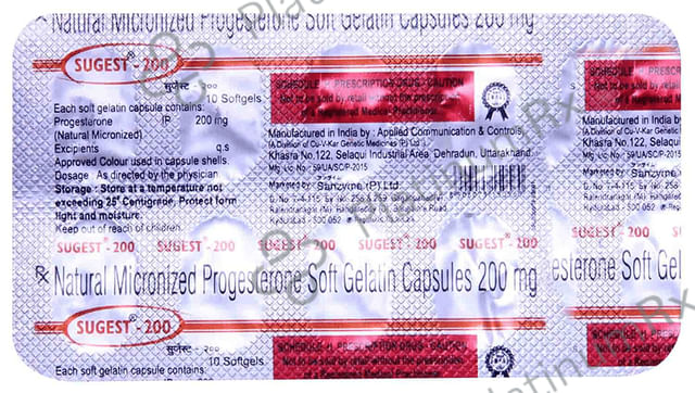 Sugest 200 Soft Gelatin Capsule