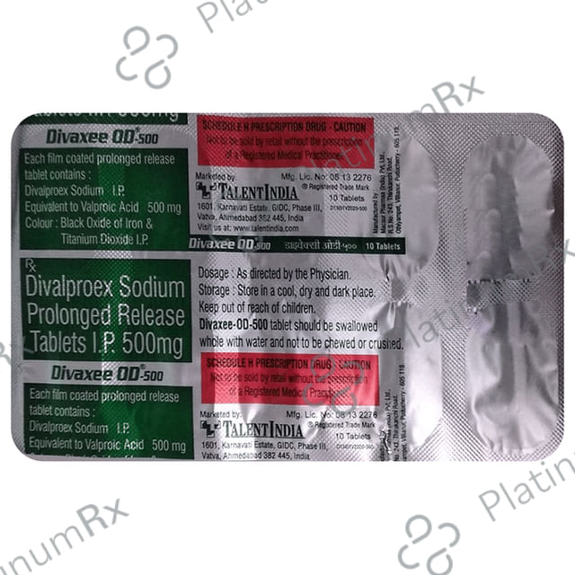 Divaxee OD 500 Tablet PR