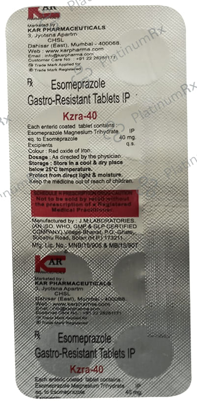 Kzra 40 Tablet
