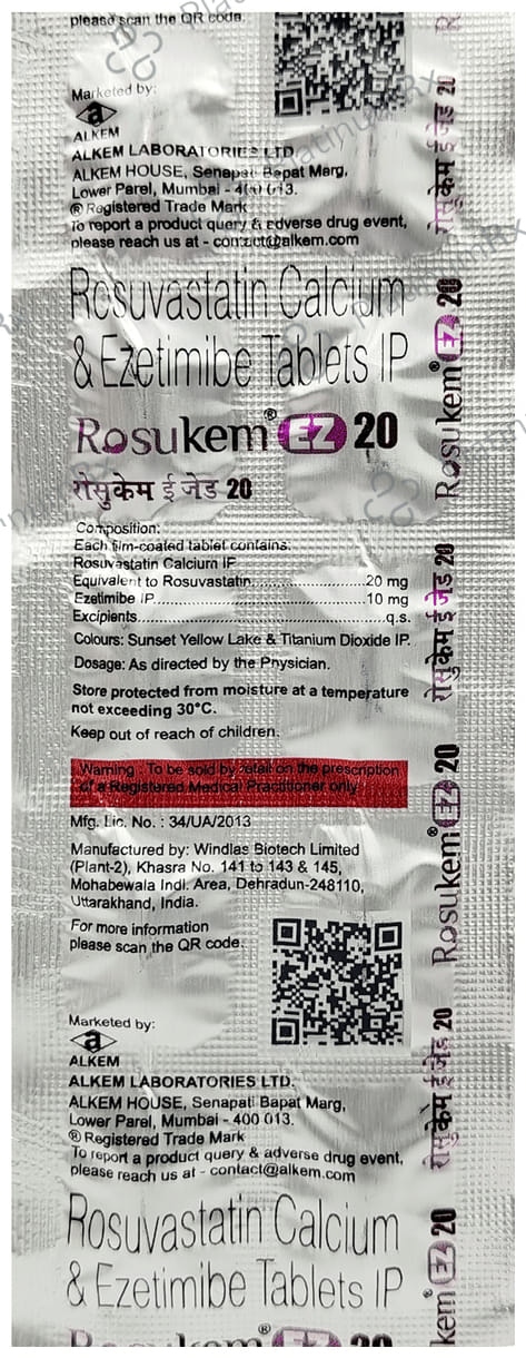 Rosukem EZ 20mg/10mg Tablet