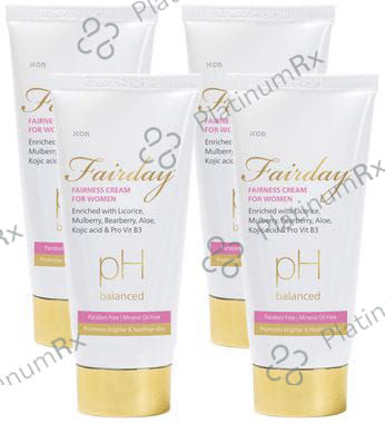 Fairday Fairness Cream for Women (50gm Each) 4 Tube
