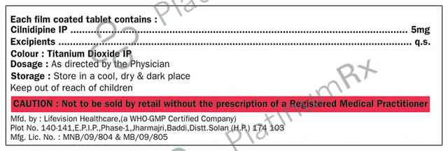 Cilaprince 5mg Tablet 15s