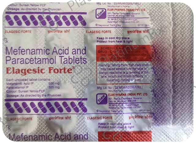 Elagesic Forte 500/325mg Tablet 10s