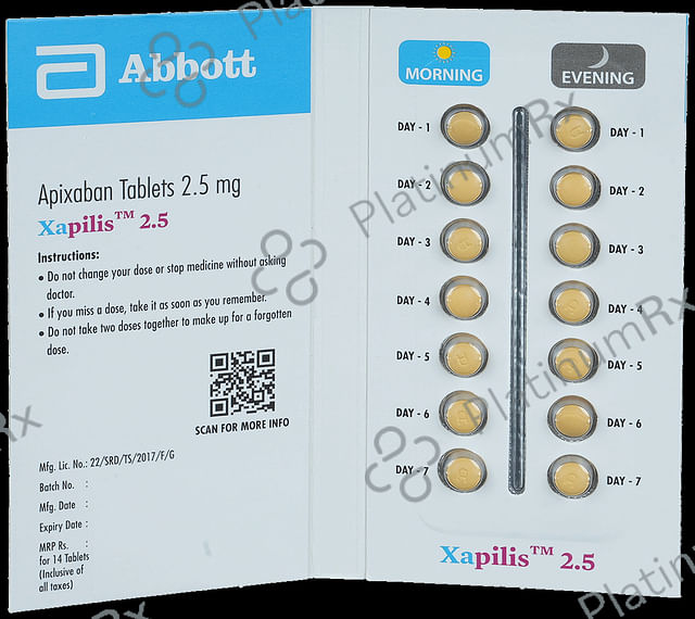 Xapilis 2.5mg Tablet 14s