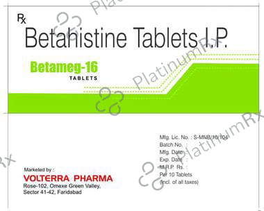 Betameg 16 Tablet
