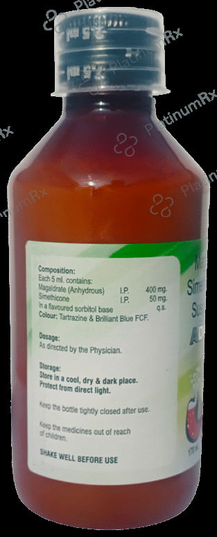 Adcool 50/400mg Sugar Free Gel 170ml