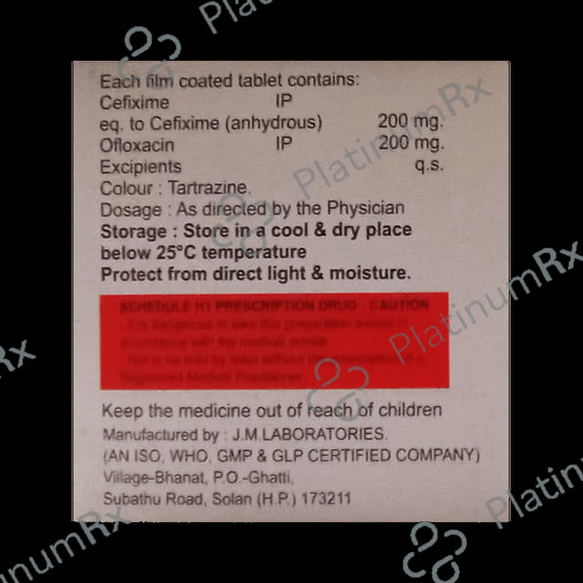 Biozim O 200/200mg Tablet 10s