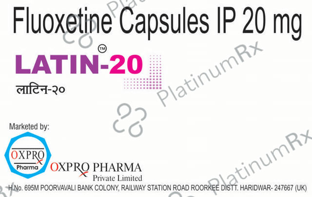 Latin 20mg Capsule 10s Oxpro Pharma Pvt. Ltd.