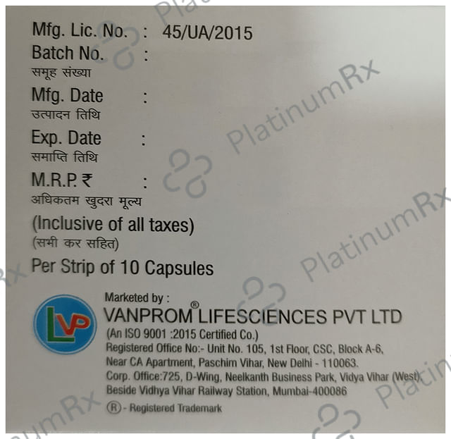 Safertine 100mg Capsule