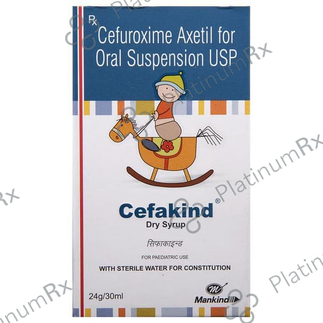 Cefakind 125mg Dry Syrup 30ml