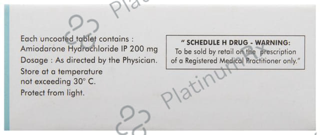 Amiodar 200mg Tablet 10s