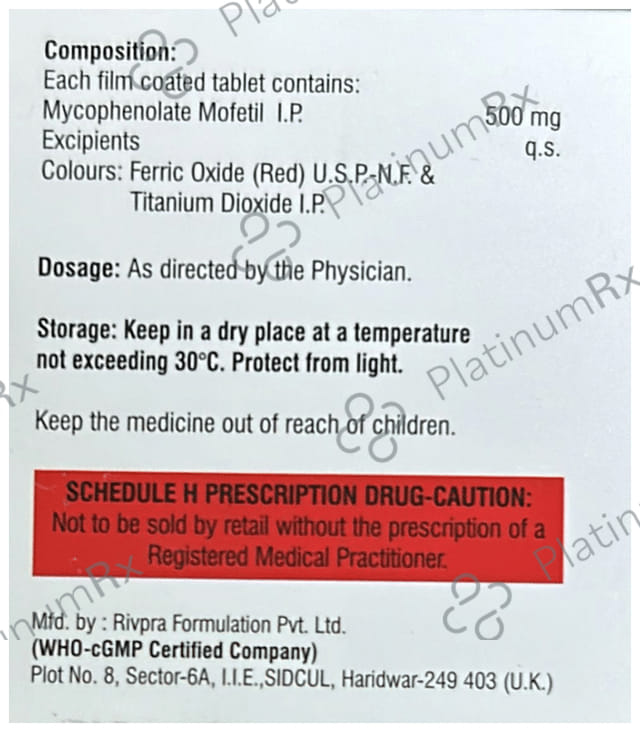 Mycorex 500mg Tablet 10s