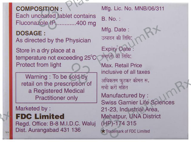 Zocon 400mg Tablet 1s