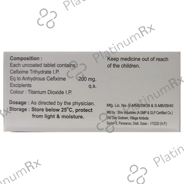 Cefic 200mg Tablet 10s