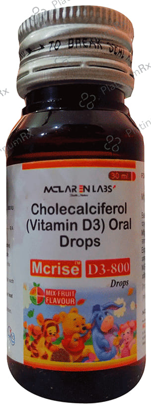 Mcrise Cholecalciferol Oral Drop Mixed Fruit