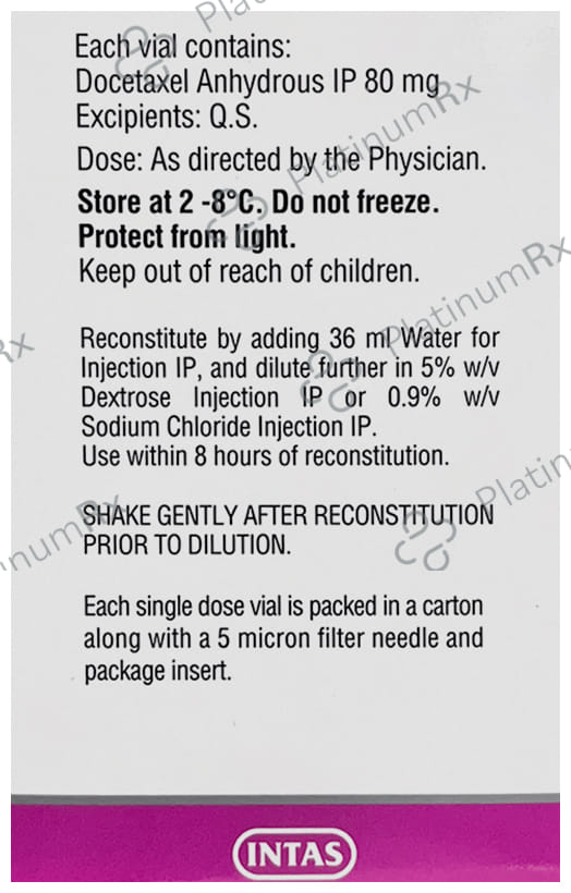 Doceaqualip 80mg Injection 1ml