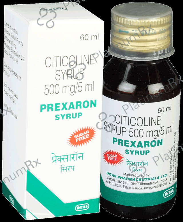Prexaron 500mg Syrup Sugar Free 60ml
