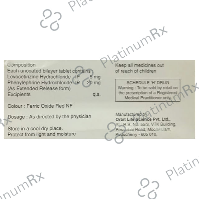 Allrite DC 5/20mg Tablet ER 10s