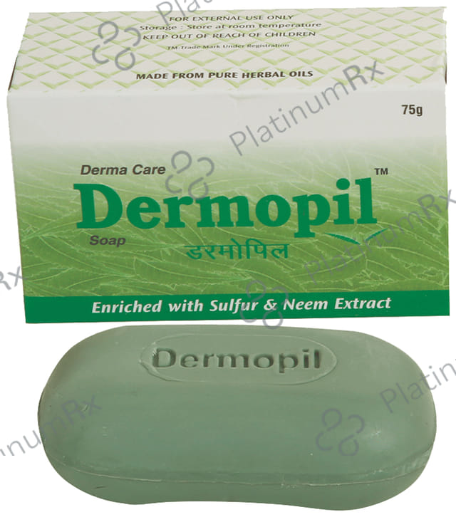 Dermopil Soap For Soft Skin - Made With Pure Herbal Oils