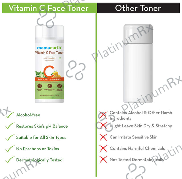 Mamaearth Vitamin C Face Toner - Alcohol-Free - For All Skin Types
