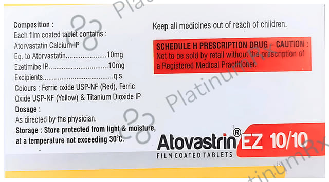 Atovastrin EZ 10/10mg Tablet 10s